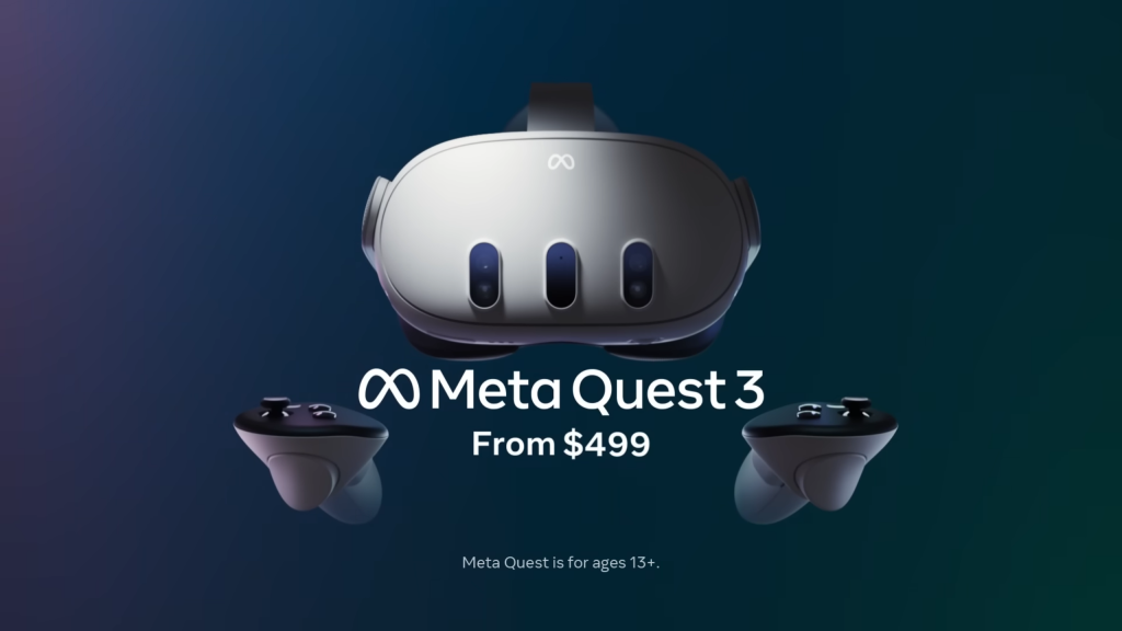 Meta Quest 3 anunciadas a 570€