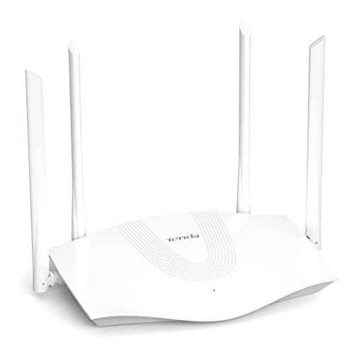 Tenda RX3 Router WiFi 6, AX1800 Dual Band, 1201 Mbps a 5GHz + 574 Mbps...