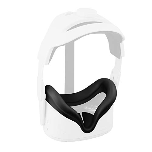 Cubierta Facial de Silicona VR para Auriculares Oculus Quest 2 VR...